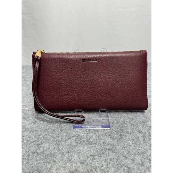 Shinola Handbags - Shinola Detroit  Women's Genuine Leather Wallet Color Merlot Made In USA NWOT